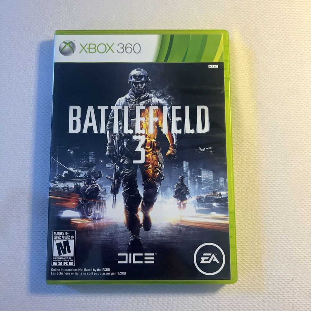 Battlefield 3 (Microsoft Xbox 360, 2011)